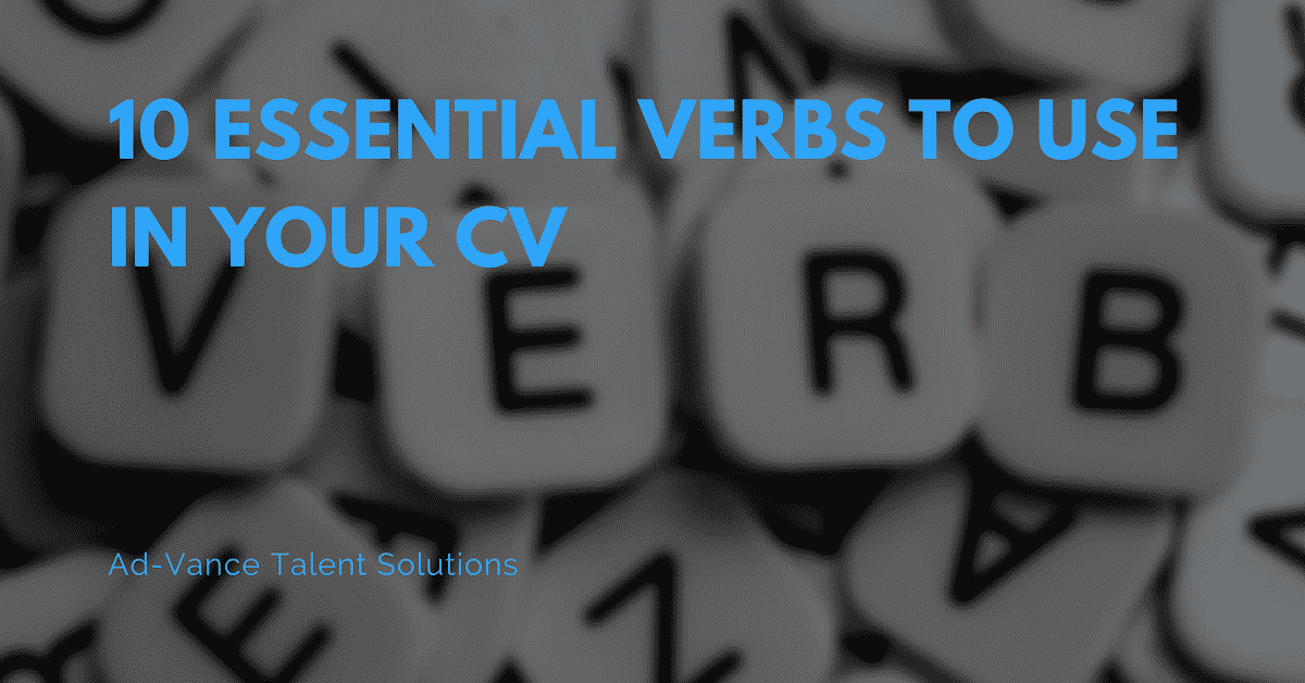 10 Essential Verbs to Use in Your CV