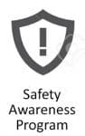 Safety awareness program icon