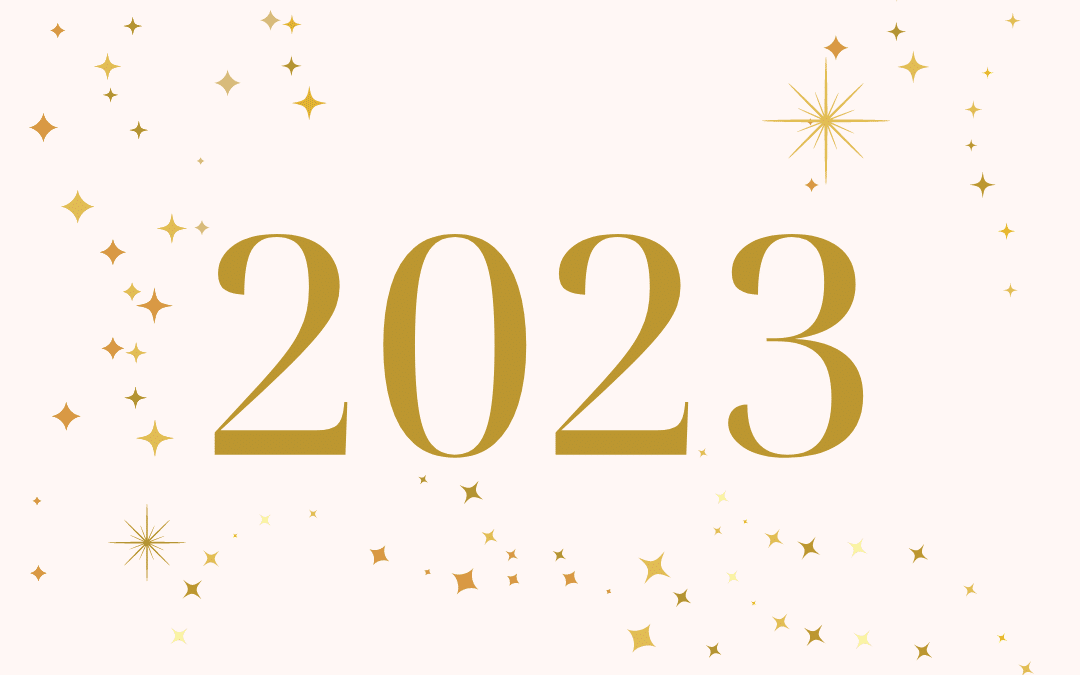 Black and Gold Elegant Happy New Year 2023 Instagram Post